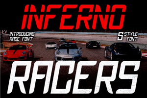 Related font Inferno Racers