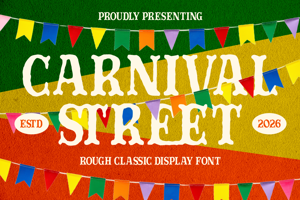 Related font Carnival Street