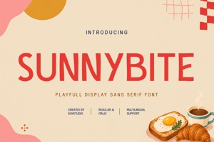 Related font Sunnybite