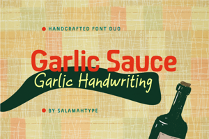 Related font Garlic Sauce