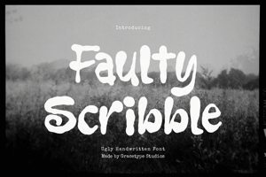 Related font Faulty Scribble