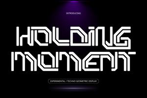 Related font HOLDING MOMENT