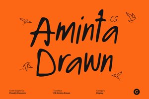 Related font CS Aminta Drawn