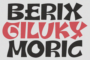 Related font Brisck