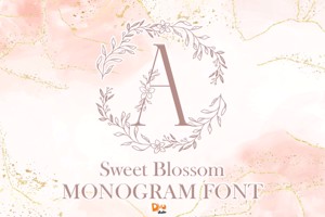 Sweet Blossom Monogram