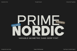 Related font Prime Nordic
