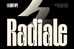 Related font Radiale - Condensed Font