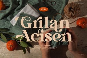 Related font Grilan Acisen