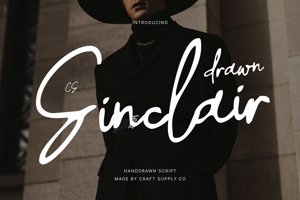 Related font CS Sinclair Drawn