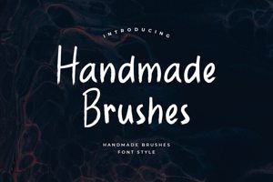 Related font Handmade Brushes Casual Paint
