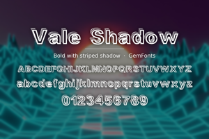 Related font Vale Shadow