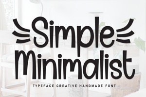 Related font Simple Minimalist