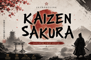 Related font Kaizen Sakura