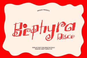 Related font CS Bephyra Disco
