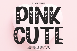 Related font Pink Cute