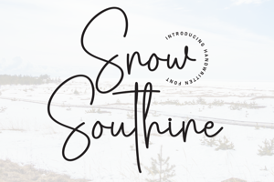 Related font Snow Southine