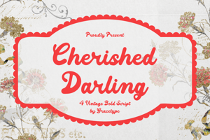 Related font Cherished Darling