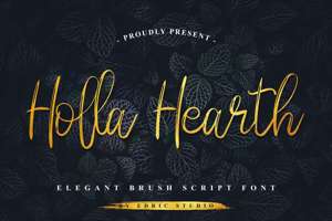 Related font Holla Hearth