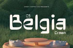 Related font CS Belgia Drawn