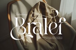 Related font Bralef