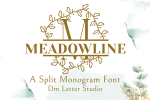 Meadow Line Split Monogram