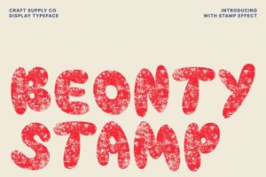 Related font Beonty Stamp