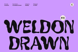 Related font CS Weldon Drawn