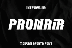 Related font Pronair Ita