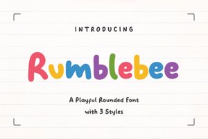 Related font Rumblebee