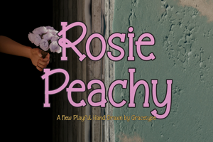 Related font Rosie Peachy