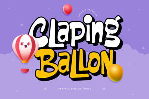 Related font Claping Ballon