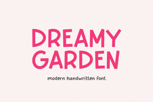 Related font Dreamy Garden
