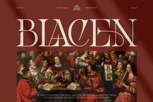 Related font Blacen