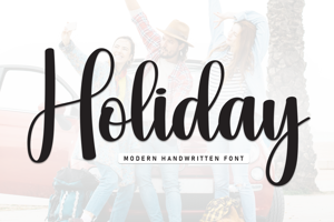 Related font Holiday