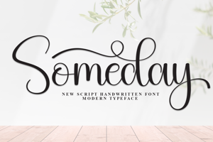 Related font Someday