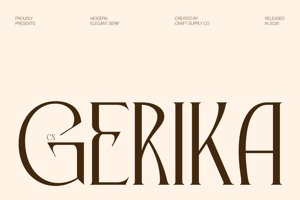 Related font CS Gerika