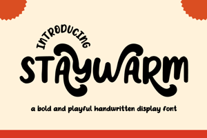 Related font Stay Warm