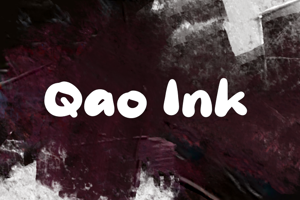 Related font Qao Ink