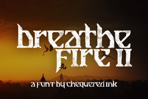 Related font Breathe Fire II