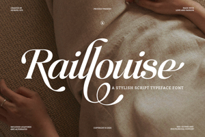 Related font Raillouise