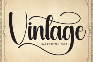 Related font Vintage