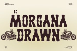 Related font CS Morgana Drawn