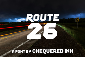 Related font Route 26