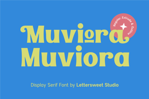 Related font Muviora