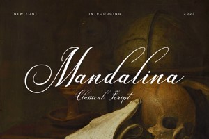 Related font Mandalina Script