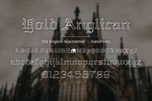 Related font Yold Anglican