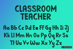 Related font Classroom Teacher