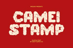 Related font Camei Stamp