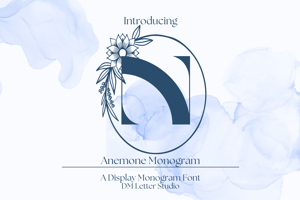 Related font Anemone Monogram