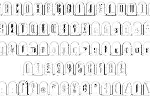 Related font Headstone